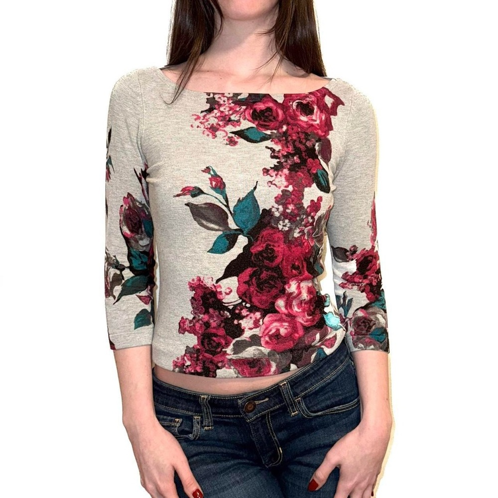 White House Black Market Multicolor Knit Top